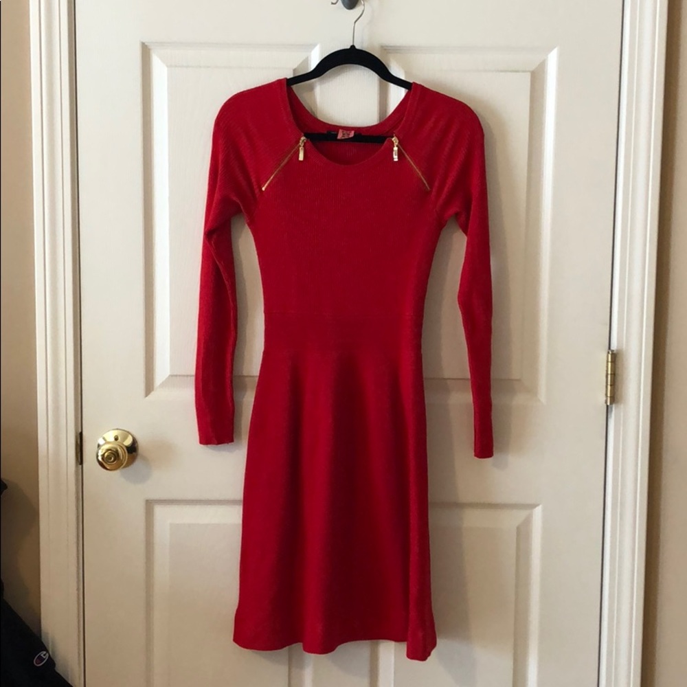Red INC dress, knee length